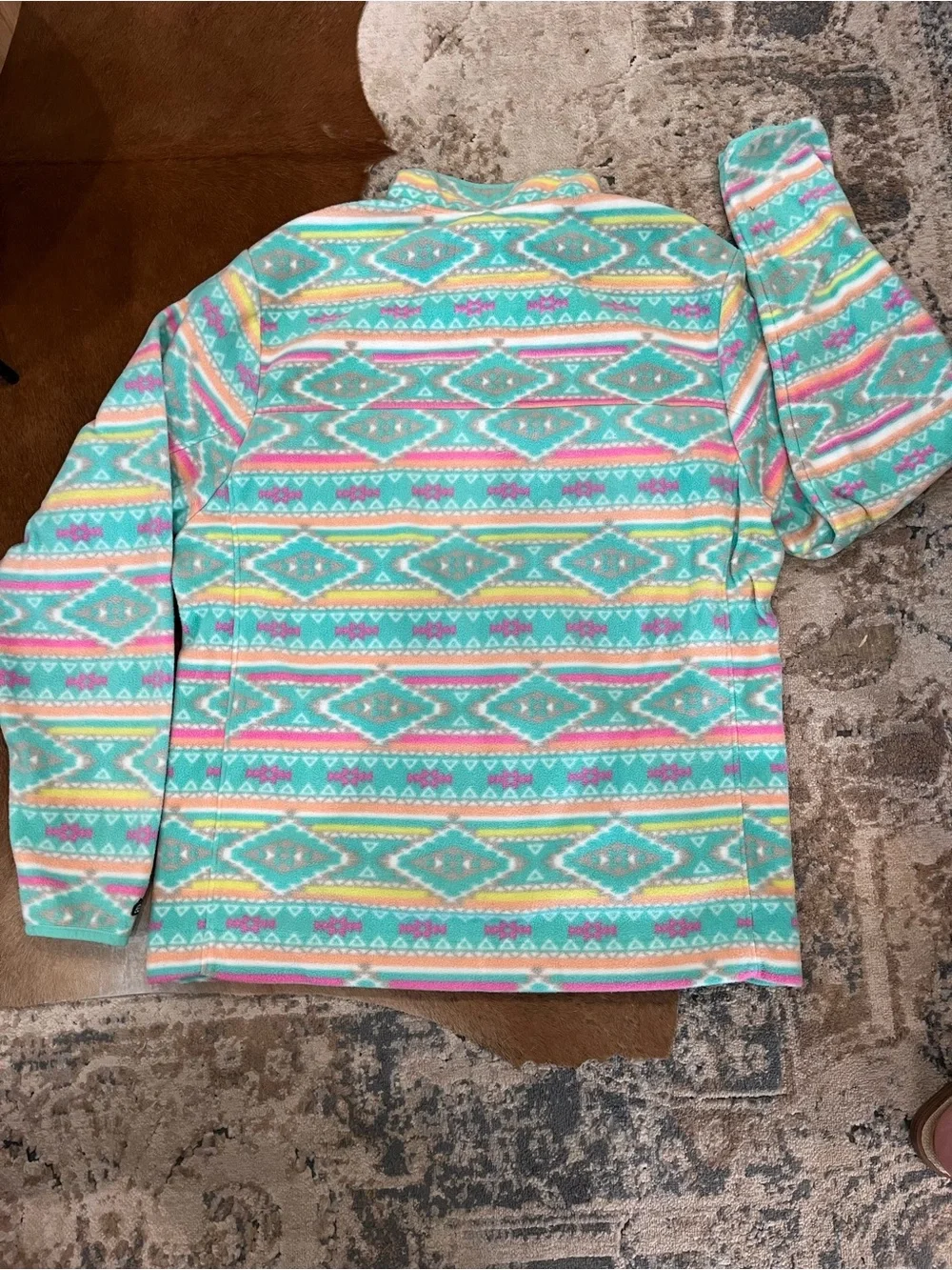 Chubbies The Flame Commander Mens XXL ¼ Zip Fleece Pullover Aztec